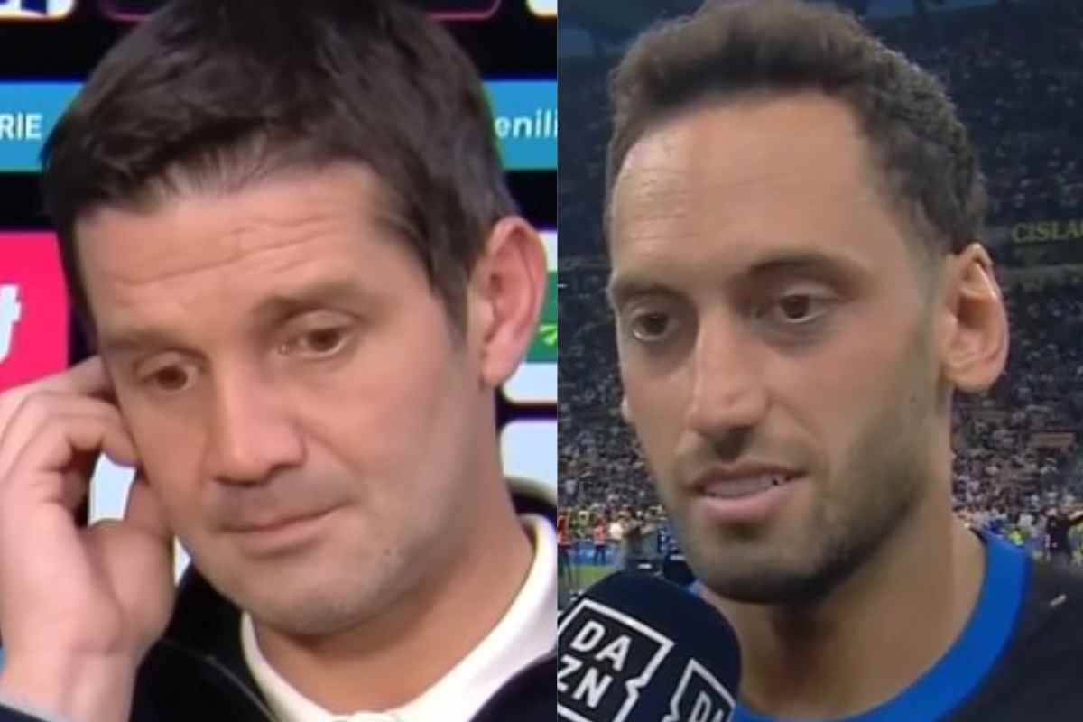 Cristian Chivu e Hakan Calhanoglu in primo piano