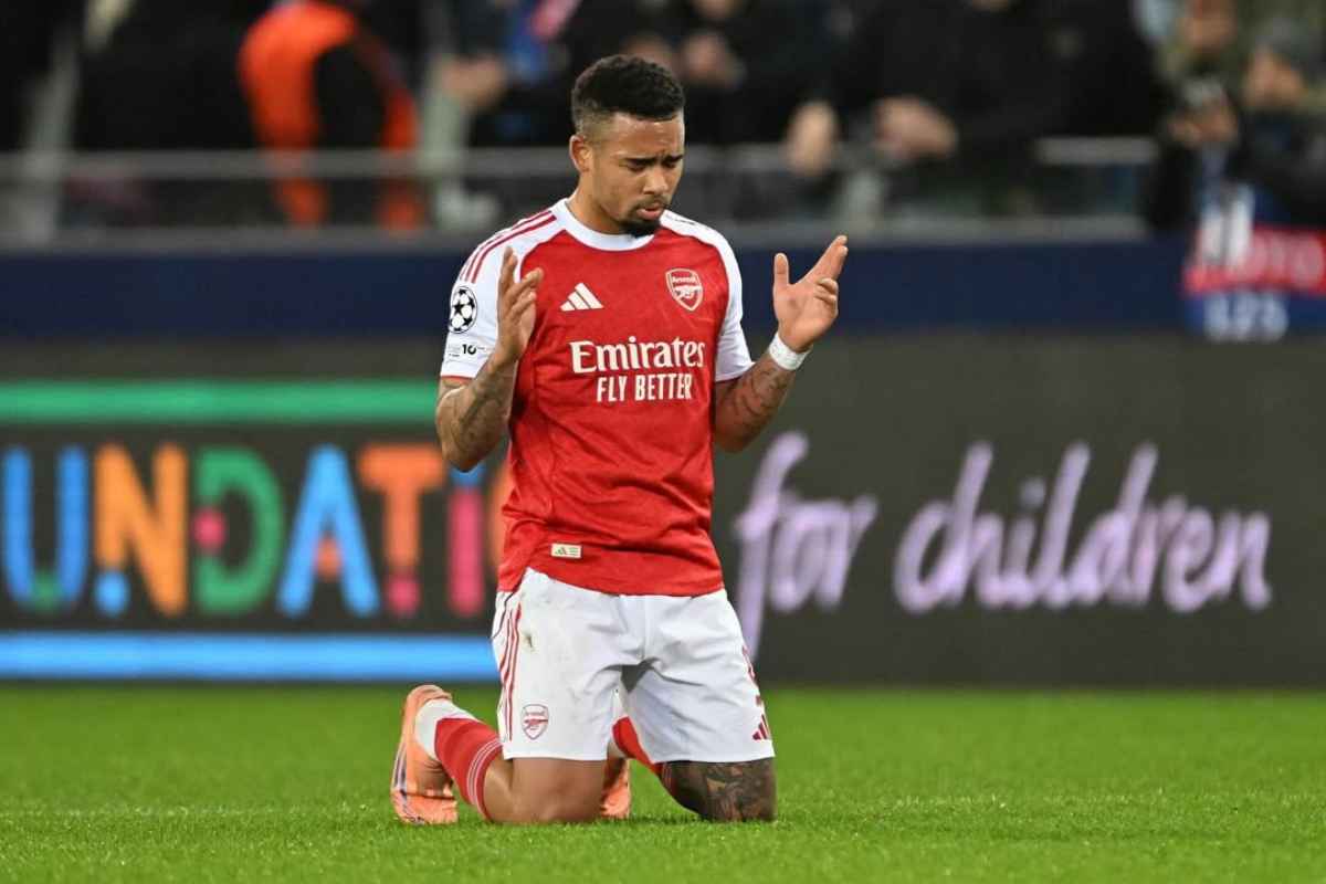 Gabriel Jesus prega prima di un match