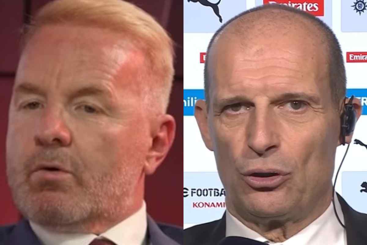 Igli Tare e Massimiliano Allegri in primo piano